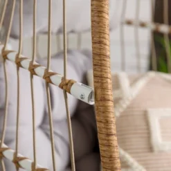 Toluca Hanging Outdoor Boho Egg Chair With Cushion - Saracina Home -Saracina Home GUEST a1dfd6d0 71de 4508 9b6f 0be074039cff