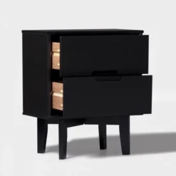 Mid-Century Modern Wood Nightstand - Saracina Home -Saracina Home GUEST a49f45e0 1fa8 4d59 a9d4 46994240cbf1