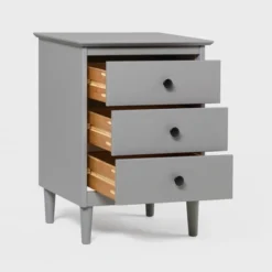 Stiva Classic Mid-Century Modern 3 Drawer Nightstand - Saracina Home 13 Stiva Classic Mid-Century Modern 3 Drawer Nightstand - Saracina Home -Saracina Home GUEST a506790f 4fc7 4f2c a41e 91b3596872bb
