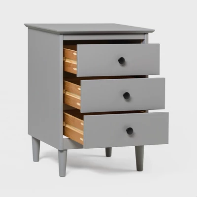Stiva Classic Mid-Century Modern 3 Drawer Nightstand - Saracina Home Stiva Classic Mid-Century Modern 3 Drawer Nightstand - Saracina Home -Saracina Home GUEST a506790f 4fc7 4f2c a41e 91b3596872bb