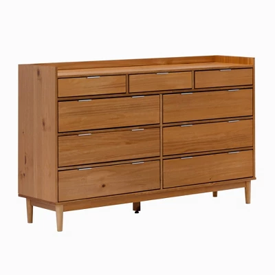 Mid-Century Modern Solid Wood 9 Drawer Horizontal Dresser - Saracina Home Mid-Century Modern Solid Wood 9 Drawer Horizontal Dresser - Saracina Home -Saracina Home GUEST a5d5644c 70fb 4098 a150 33db6395ee8f