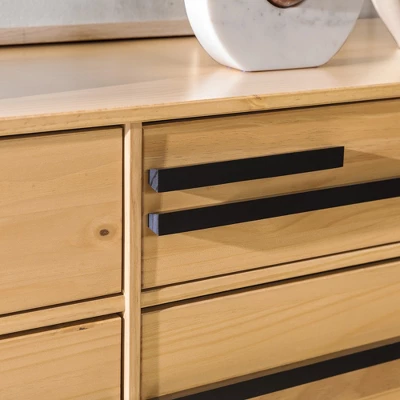 Modern 6 Drawer Double Dresser with Long Handles - Saracina Home Modern 6 Drawer Double Dresser With Long Handles - Saracina Home -Saracina Home GUEST a655ef3a e42c 4a92 8bd3 8dc5f35056e3