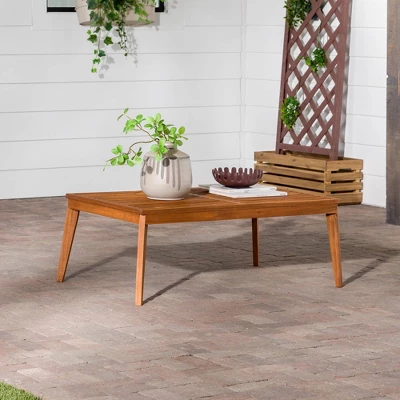 Saracina Home Acacia Mid-Century Modern Rectangle Slatted Patio Coffee Table Saracina Home Acacia Mid-Century Modern Rectangle Slatted Patio Coffee Table -Saracina Home GUEST a8627ab7 4e31 4fea b78d 47ebeafae4e0