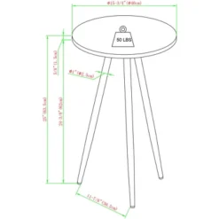 Modern Glam 3 Leg Round Side Table - Saracina Home 8 Modern Glam 3 Leg Round Side Table - Saracina Home -Saracina Home GUEST b0240f86 31b9 4922 91c0 26a1ecfd91f4