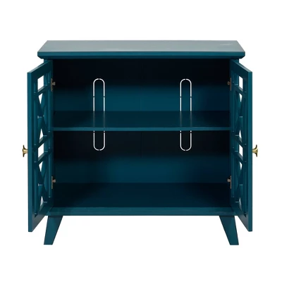 Versatile Fretwork Accent Storage Cabinet Blue - Saracina Home Versatile Fretwork Accent Storage Cabinet Blue - Saracina Home -Saracina Home GUEST b1e1ee1a 7f60 4d22 967f 986f85e15291