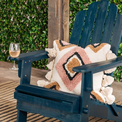 Genovia Transitional Acacia Wood Outdoor Adirondack Chair with Wine Holder - Saracina Home Genovia Transitional Acacia Wood Outdoor Adirondack Chair With Wine Holder - Saracina Home -Saracina Home GUEST b420c004 5b86 4911 b3e8 3e24602fcde7