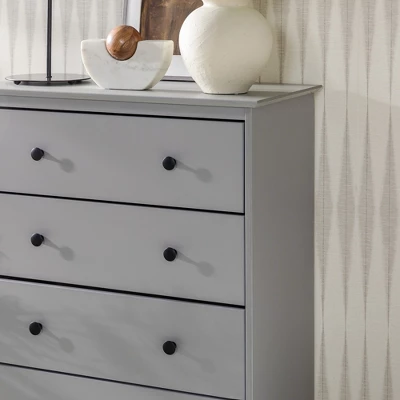 Stiva Classic Mid-Century Modern Vertical 4 Drawer Dresser Gray - Saracina Home Stiva Classic Mid-Century Modern Vertical 4 Drawer Dresser Gray - Saracina Home -Saracina Home GUEST b7021656 69b7 43eb baa7 bfffb8099818
