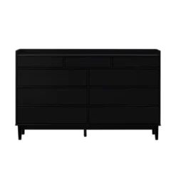 Mid-Century Modern Solid Wood 9 Drawer Horizontal Dresser - Saracina Home 6 Mid-Century Modern Solid Wood 9 Drawer Horizontal Dresser - Saracina Home -Saracina Home GUEST b8326513 d1f9 4b66 aa98 cbcef4c3e0c3