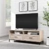 Orin Modern 2 Drawer TV Stand For TVs Up To 60" - Saracina Home