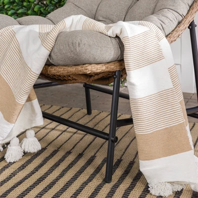 2pk Papasan Scoop Outdoor Patio Chair - Natural - Saracina Home 2pk Papasan Scoop Outdoor Patio Chair - Natural - Saracina Home -Saracina Home GUEST bb221ed9 5031 4822 a693 d68bf274dce0