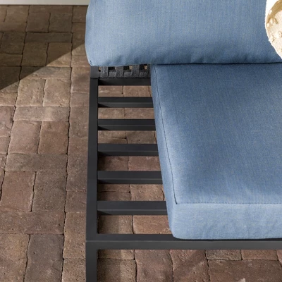 Outdoor Modern Modular Patio Side Chair Blue - Saracina Home Outdoor Modern Modular Patio Side Chair Blue - Saracina Home -Saracina Home GUEST becd0a39 b88b 4bc8 8f6e 55c104d13953