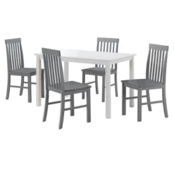 5pc Modern Two-Toned Kitchen Dining Set - Saracina Home -Saracina Home GUEST c1ed1eed 1e08 4e0e b6dd a1dfd0451908