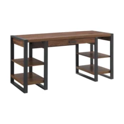 60" Industrial Transitional Tech Desk With USB - Saracina Home -Saracina Home GUEST c25d7c7d 3052 4f2c 80ab 5860686dbc60