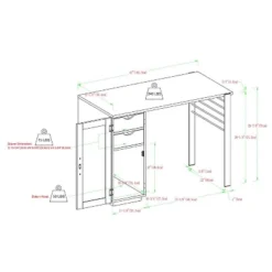 Polay Modern Computer Desk With Chalkboard Door - Saracina Home 8 Polay Modern Computer Desk With Chalkboard Door - Saracina Home -Saracina Home GUEST c4ff3b05 5e4f 4b42 afca 95f68c7d18d3