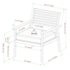 Saracina Home Mid-Century Modern Slatted Outdoor Acacia Arm Chair 4 Saracina Home Mid-Century Modern Slatted Outdoor Acacia Arm Chair -Saracina Home GUEST c5373106 fe50 4bc9 a5c2 413de41b73ee