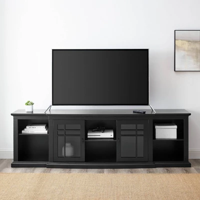 Transitional 2 Window Pane Door TV Stand for TVs up to 85" - Saracina Home Transitional 2 Window Pane Door TV Stand For TVs Up To 85" - Saracina Home -Saracina Home GUEST c7093dae 1d47 426f 9a35 9e8900579f15