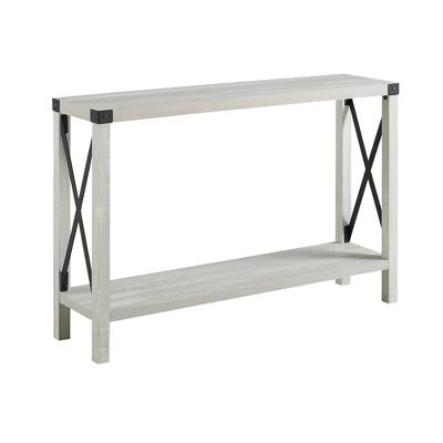 Sophie Rustic Industrial X Frame Entry Table - Saracina Home Sophie Rustic Industrial X Frame Entry Table - Saracina Home -Saracina Home GUEST cf5bf7c8 47e9 4b55 841d 5247188cac9a