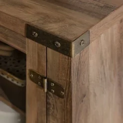 Clarabelle Transitional Glass Barn Door TV Stand For TVs Up To 65" - Saracina Home -Saracina Home GUEST dc19f72c d747 4b41 a574 f34393dc3f64