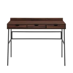 3 Drawer Angled Writing Desk With Cord Management Slots - Saracina Home -Saracina Home GUEST ddbe1c37 8dfd 4d71 935c 6c9c23d1ed99