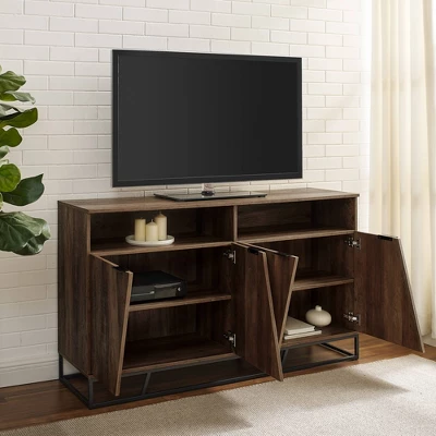 58" 4 Door Contemporary Storage Console Sideboard - Saracina Home 58" 4 Door Contemporary Storage Console Sideboard - Saracina Home -Saracina Home GUEST dfc4443d fda3 4b5c 950b 9556d4005518