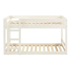 Twin Over Twin Indy Contemporary Solid Wood Bunk Bed - Saracina Home -Saracina Home GUEST e2e3d7c7 f10b 4ce2 9d87 3c110ebaca6a