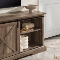Clarabelle Double Sliding X Barn Door TV Stand For TVs Up To 80" - Saracina Home -Saracina Home GUEST e67dd42d ff15 4256 a0d8 7f67f3fdaea2
