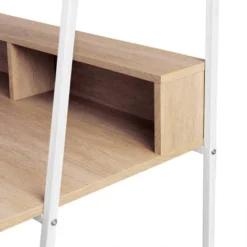 36" Writing Desk With Open Storage Ladder Bookshelf - Saracina Home -Saracina Home GUEST e6b06f69 3c40 4d14 89cd a621a54542e1