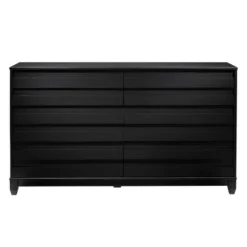 Ilya Solid Wood Modern Panel Front 6 Drawer Dresser - Saracina Home -Saracina Home GUEST ef41feaf 4e19 4fb5 8811 632636980ad5