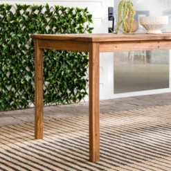 Acacia Wood Patio Simple Rectangle Dining Table - Saracina Home -Saracina Home GUEST f2da4207 5fa9 402d 9f45 78c75f412615