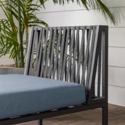 Outdoor Modern Modular Patio Side Chair Blue - Saracina Home 8 Outdoor Modern Modular Patio Side Chair Blue - Saracina Home -Saracina Home GUEST f351ca55 b0d2 440d a08a 1bf84fcab56b