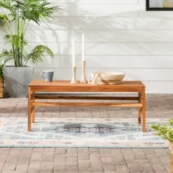 Outdoor Acacia Wood Slatted Coffee Table - Saracina Home 8 Outdoor Acacia Wood Slatted Coffee Table - Saracina Home -Saracina Home GUEST f691e32c ceb4 415f 9b3b 971f04c7f8b4