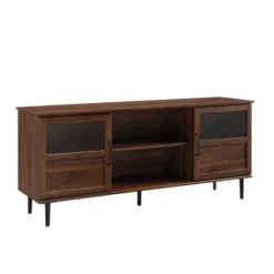 Modern Wood And Glass Door Console TV Stand For TVs Up To 65" - Saracina Home 3 Modern Wood And Glass Door Console TV Stand For TVs Up To 65" - Saracina Home -Saracina Home GUEST fc8652e4 98ea 4ef7 b0d9 8ca61c7825f0